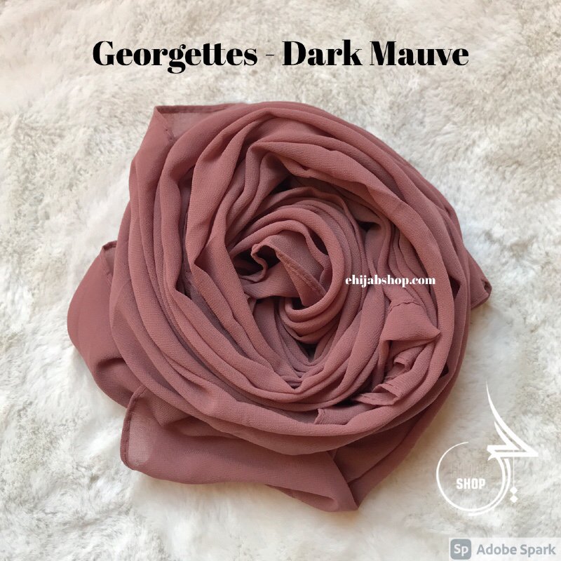Dark Mauve - Georgette