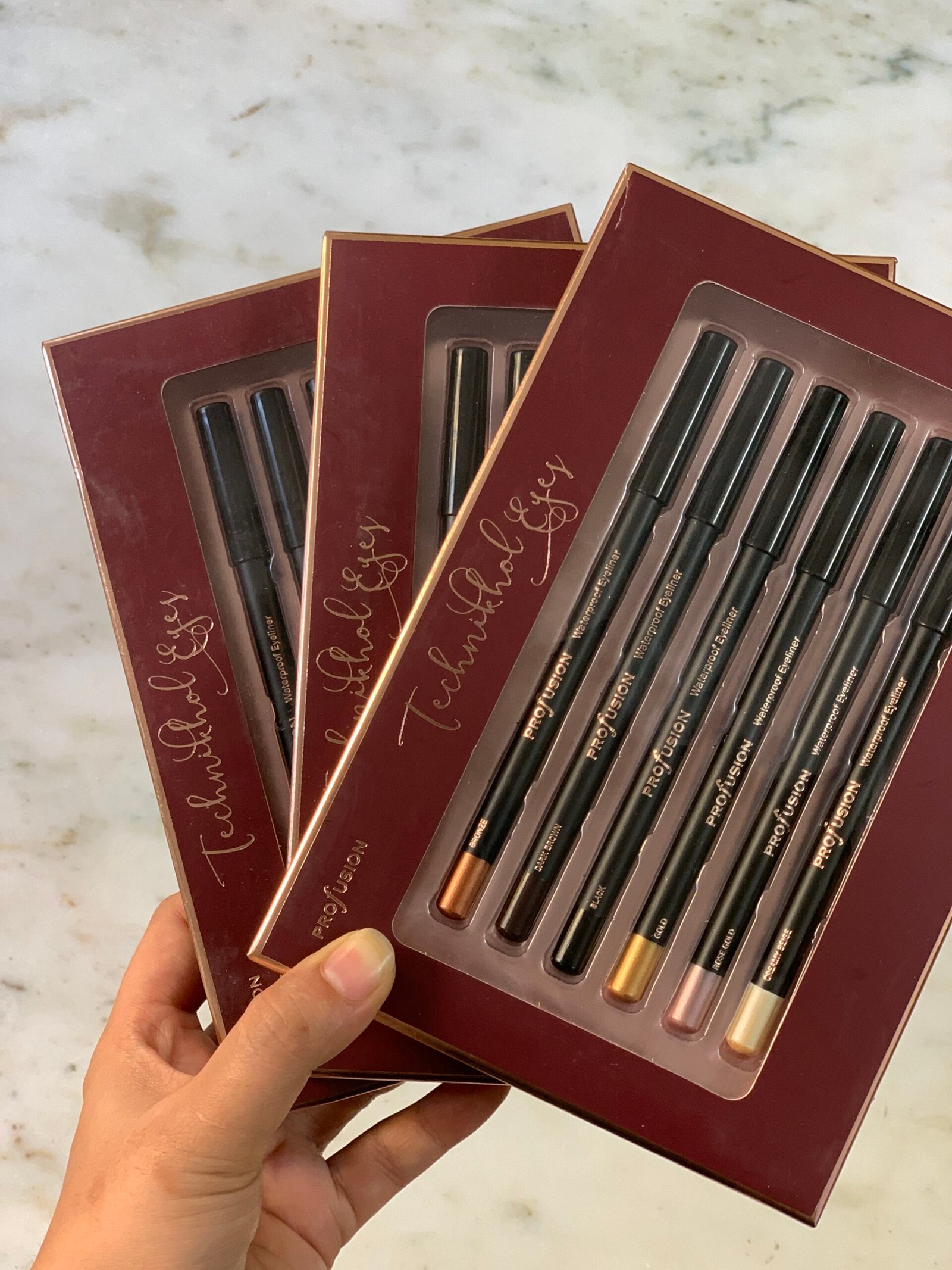 Profusion - Technikhol 6 Eyeliner Pencil Set